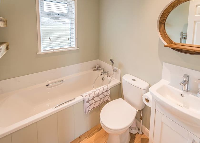 Chestnut Lodge bathroom - Florence Springs Luxury Lodges, Tenby, Pembrokeshire, South West Wales