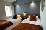Daisy Lodge twin bedroom - Florence Springs Luxury Lodge breaks, Tenby, Pembrokeshire, South West Wales
