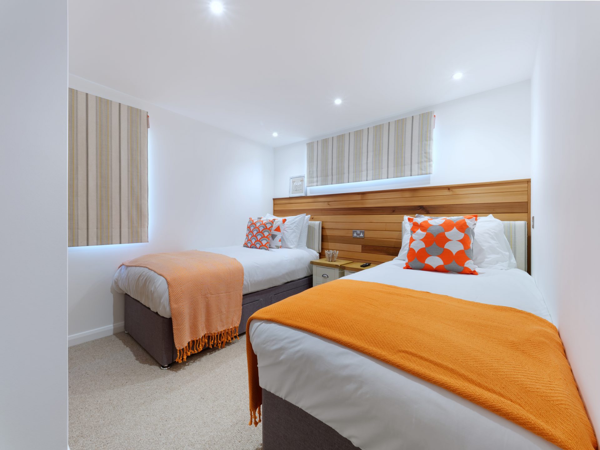 Superior Lakeside 3 twin bedroom - Florence Springs Luxury Lodges, Tenby, Pembrokeshire, South West Wales