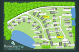 2023 site map of Florence Springs Luxury Lodges, Tenby, Pembrokeshire, South West Wales