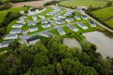 Aerial view of Florence Springs Luxury Lakeside Lodges - Tenby, Pembrokeshire, South Wales