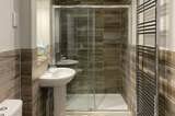 Snowdrop Lodge shower room - Florence Springs Luxury Lodges with hot tubs, Tenby, Pembrokeshire, South West Wales