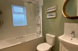 Bluebell Lodge bathroom - Florence Springs Luxury Lodges with hot tubs, Tenby, Pembrokeshire, South West Wales