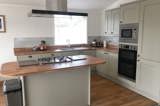 Elm Lodge kitchen - Florence Springs Luxury Lodge breaks, Tenby, Pembrokeshire, South West Wales