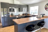 Hazel Lodge kitchen - Florence Springs Luxury Lodges, Tenby, Pembrokeshire, South West Wales