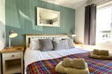 Hazel Lodge double bedroom - Florence Springs Luxury Lodges, Tenby, Pembrokeshire, South West Wales