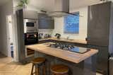 Walnut Lodge kitchen - Florence Springs Luxury Lodges with hot tubs, Tenby, Pembrokeshire, South West Wales
