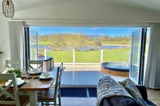 Lake views at Florence Springs Luxury Lodges, Tenby, Pembrokeshire, South West Wales