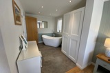Poplar Lodge dressing area - Florence Springs Luxury Lodges, Tenby, Pembrokeshire, South West Wales