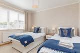 Silver Birch twin bedroom - Florence Springs Luxury Lodge breaks, Tenby, Pembrokeshire, South West Wales