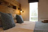 Retreat bedroom - Luxury lodges with hot tubs for sale at Florence Springs, Tenby, Pembrokeshire, South West Wales