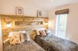 Foxglove Lodge twin bedroom - Florence Springs Luxury Lakeside Lodges, Tenby, Pembrokeshire, South West Wales