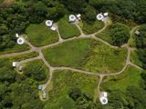 Aerial photo of Florence Springs Glamping Village - Tenby, Pembrokeshire, South West Wales