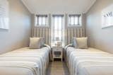 Camellia Lodge twin bedroom - Florence Springs Luxury Lodge breaks, Tenby, Pembrokeshire, South West Wales