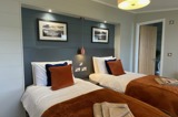 Tulip Lodge twin bedroom - Florence Springs Luxury Lodge breaks, Tenby, Pembrokeshire, South West Wales