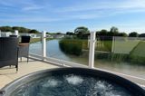Superior 3 Lakeside Lodges hot tub - Florence Springs Luxury Lakeside Lodges, Tenby, Pembrokeshire, South West Wales